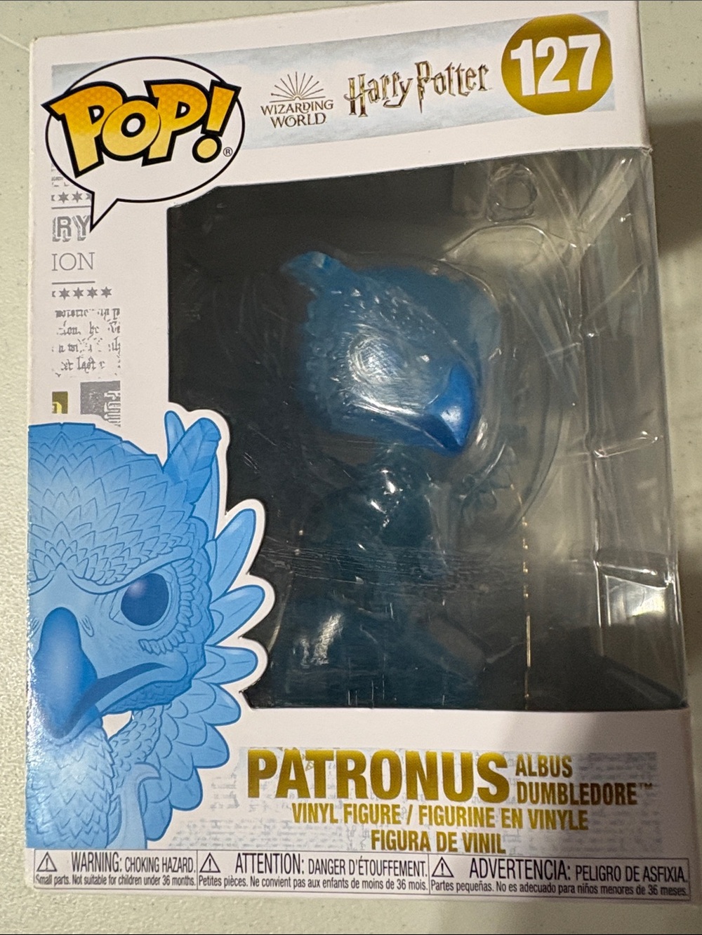 Funko Pop! Harry Potter Patronus Albus Dumbledore Blue Figure